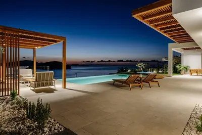 Image de Thrilling Zakynthos Villa | Villa Galadriel | 2 Bedrooms | Breathtaking Sea Views | Spacious Furnished Sun Terrace | Outdoor Dining Area | Private Outdoor Infinity Pool & Hot Tub| Private Garden | Marathias