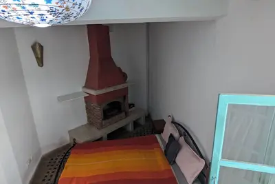 Cozy double Riad bedroom in Essaouira center.