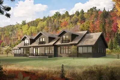 Image de 4-bedroom home at Trapp Family Lodge in Stowe, Vt. Modern, spacious yet cozy.