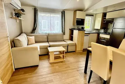 Image de Mobilhome 6-8 personnes au camping Siblu 4* proche de l’océan à mimizan plage
