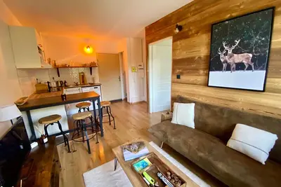 Image de Formiguères - Appartement T2 Lumineux avec Terrasse, 3 Pers, Proche Pistes et Commerces