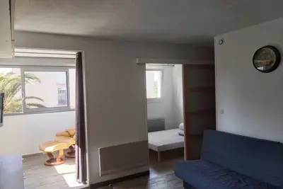 Image de Entre Plage et Centre-Ville, 28m2, Accueil 4 personnes, Français & English