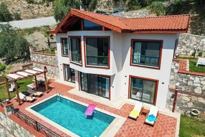 Image de Charming 3-bedroom villa with olive trees and private pool at Göcek heights