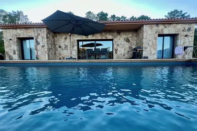 Image de Villa FÉLICITÀ neuve avec piscine proche Porto Vecchio\n8 personnes - 4 chambres
