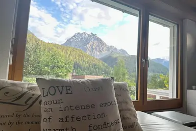 Image de All-around mountain view 3-bedroom house in Scuol - garden/balcony/ garage