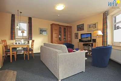 Image de Comfortable vacation apartment with balcony and modern furnishings on Borkum