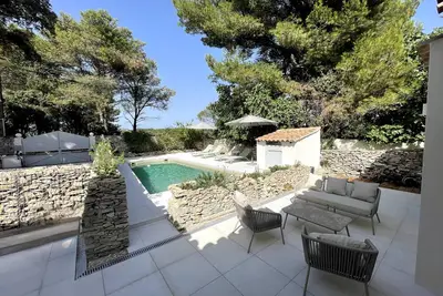 Image de Mazet Mahistre, superbe maison rénovée, piscine, calme & vue