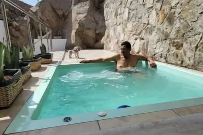 Image de LittleOasis in rare sunny area in Lima, pool, bbq, rock mountain, view, quiet