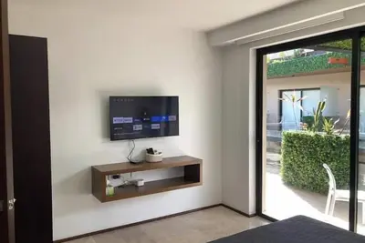 Image de Room 2 room, terrace with pool and washing machine