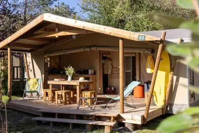 Image de ZEcamping 4* 1km plage piscine chauffée pet friendly locatif Tv Bbq