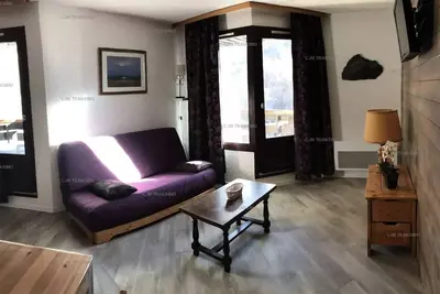 Image de Studio cabine 4 personnes vue pistes