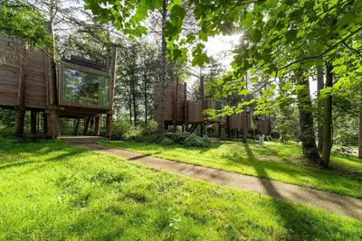 Image de Cabane dans les arbres Belvilla dans les bois