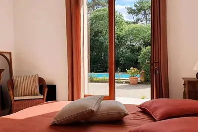 Image de Villa spacieuse, 3 chambres, 6 personnes, piscine privée à Lacanau océan