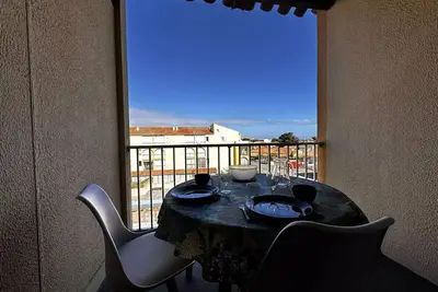 Image de Ferienwohnung 2 Zimmer mezzanine, 4 Betten, Narbonne Beach