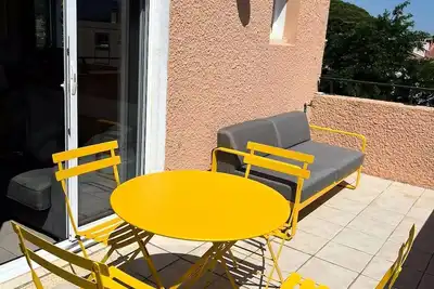 Image de Duplex, climatisation, moderne, à 2 pas de la mer