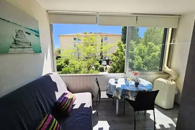 Image de Studio 4 couchages, tout à pied, parking, climatisation mobile