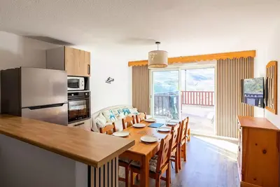 Image de Peyragudes Appartement 8 personnes Terrasse Sud