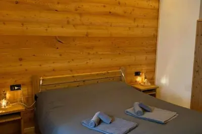 Image de Appartement 'Ciariè' avec vue sur les montagnes et jardin partagé