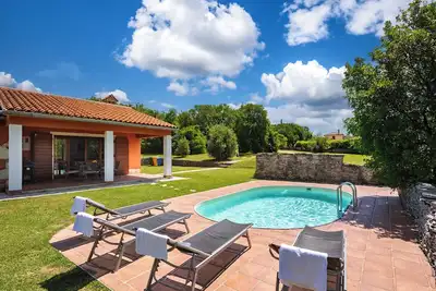 Pool House In Greenery, Labin, Croatia