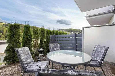 Image de Appartement 'Fewo Corell' avec terrasse, jardin partagé et Wi-Fi