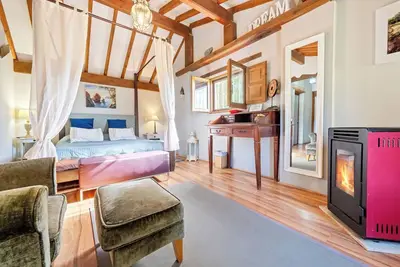 Image de Maison de campagne \"Suite Premium En La Naturaleza\" avec vue montagne, piscine partagée et Wi-Fi