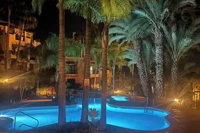 Stunning andalusian style 3 bedroom apartment in closed comminity with 3 pools