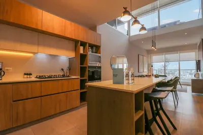 Elegant 3br Duplex Ph with Ocean View in Miraflores