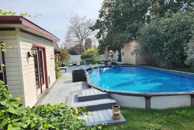 Image de Pet friendly Mil Suite, Caldwell Id. Private hot tub/pool in beautiful backyard