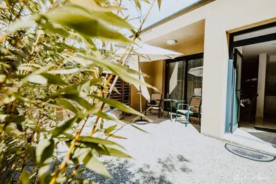 Image de Maison de vacances 'Gite Villa T1' avec piscine partagée, Wi-Fi et climatisation