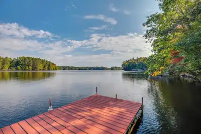 Image de Rhinelander Chain of Lakes Home w/ River Dock!