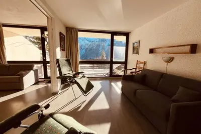 Image de Spacieux appart 2 pièces pour 9 personnes avec terrasse à Plan Peisey