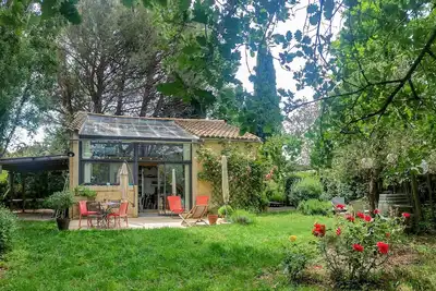 Image de Maison de campagne individuelle, calme, 2 à 4 pers, sur espace arboré en Drôme