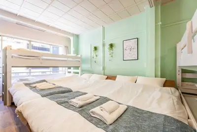 Image de Perfect location for sightseeing Maximum 8 people 9 minutes walk from Nihonbashi StationMB4 - Matsuyamachi Building 4f / Osaka Ōsaka