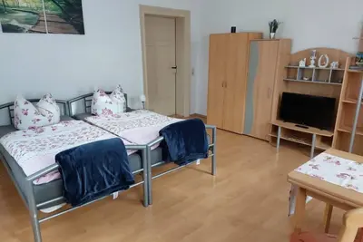 Image de Appartement 'Ferienwohnung Am Muldenufer' avec terrasse partagée, jardin privé et Wi-Fi