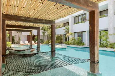 Image de Cozy 2-bedroom condo with Ac, WiFi in tranquil Tulum