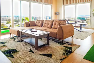 Image de L'appartement African Chic de 4 chambres sdb.