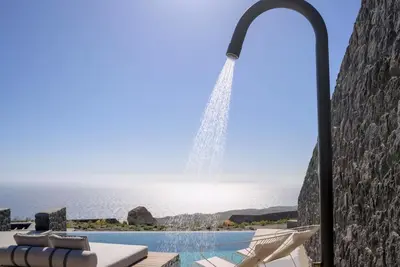 Image de Endearing Santorini Villa | Villa Oliver | 1 Bedroom | Children Older than 7y are Welcome | Suite with Private Pool | Breathtaking Sea Views | Private Furnished Sun Terrace | Outdoor Dining Area | Imerovigli