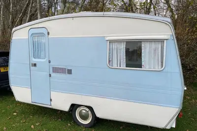 Original vintage spirit alpine Caravan Anglesey