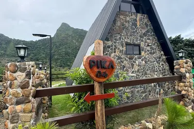 Alpine style mountain cabin with pool Pika 04 by Pika Cabins