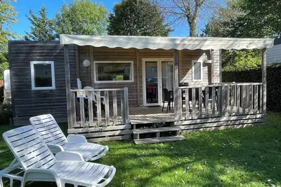Mobil-Home-3 chambres pour 6 personnes - Camping 5* /  20mn à pied de la plage