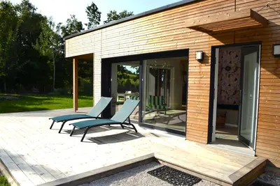 Image de Au refuge de la colline\nEcolodge 4* au calme avec vue sur la vallée, proche Mer