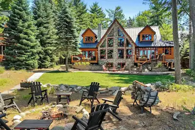 Image de Brand New Listing Whispering Pines Lodge On Higgins Lake, beautiful sunsets!