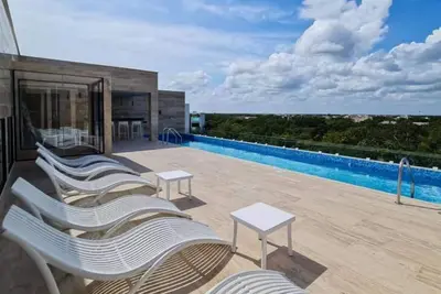 Image de New Chic 2-bedroom condo in enchanting Tulum with WiFi, Ac, and Rooftop Pool