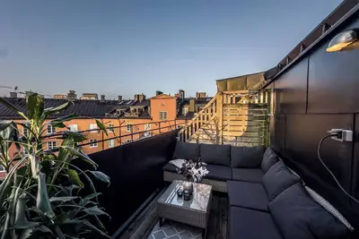 Image de Chic Industrial Loft in Stockholm, Kungsholmen