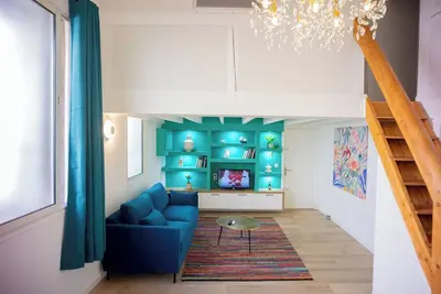 Image de Charmant duplex refait à neuf -  Centre ville - Clim, Netflix, Wifi