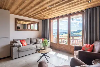 Image de Appartement 'Appartement 10' avec vue sur montagne et balcon