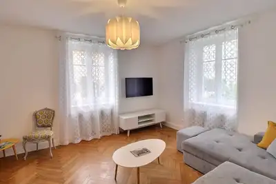 Image de Appartement rénové à Colmar avec jardin et terrasse