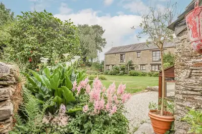 Spacious barn conversion in quiet 2 acre gardens, Cornwall Coast  Lily Cottage