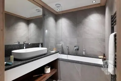 Image de Wifi, vue village, piscine, sauna, hammam, balcon, parking, télévision, casier à ski, 65m², Valmorel