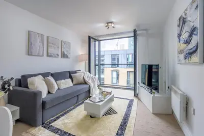 Vue ville-Appartement-Salle de bain privée séparée